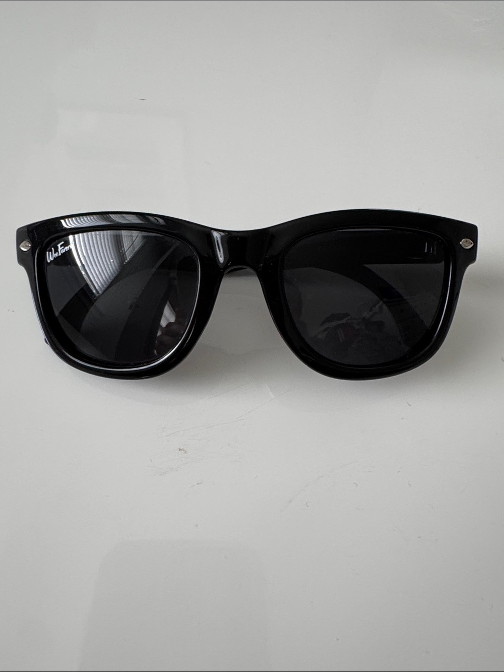 Weefarers Black Classic Wayfarer Sunglasses for Kids